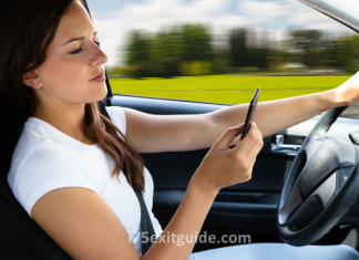 Distracted Driving | Texting While Driving | I-75 Exit Guide